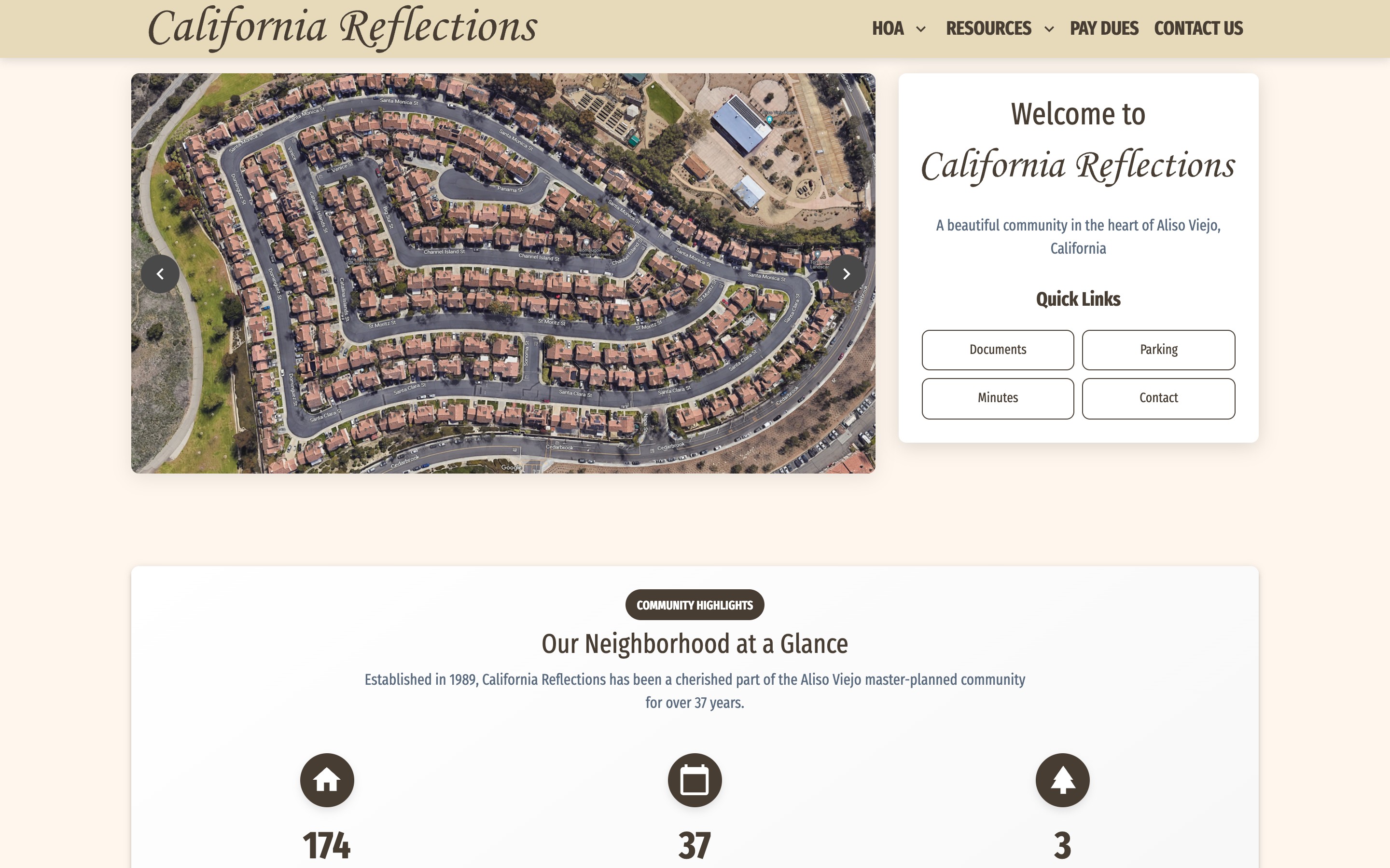California Reflections HOA